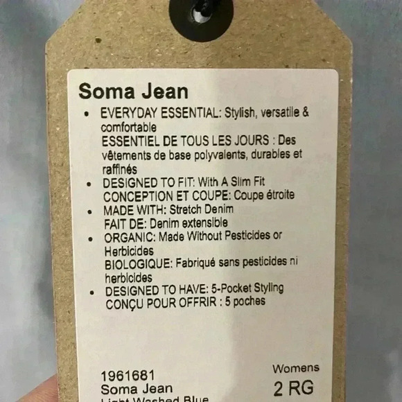New Prana Soma Jeans Size 2 - Picture 7 of 8